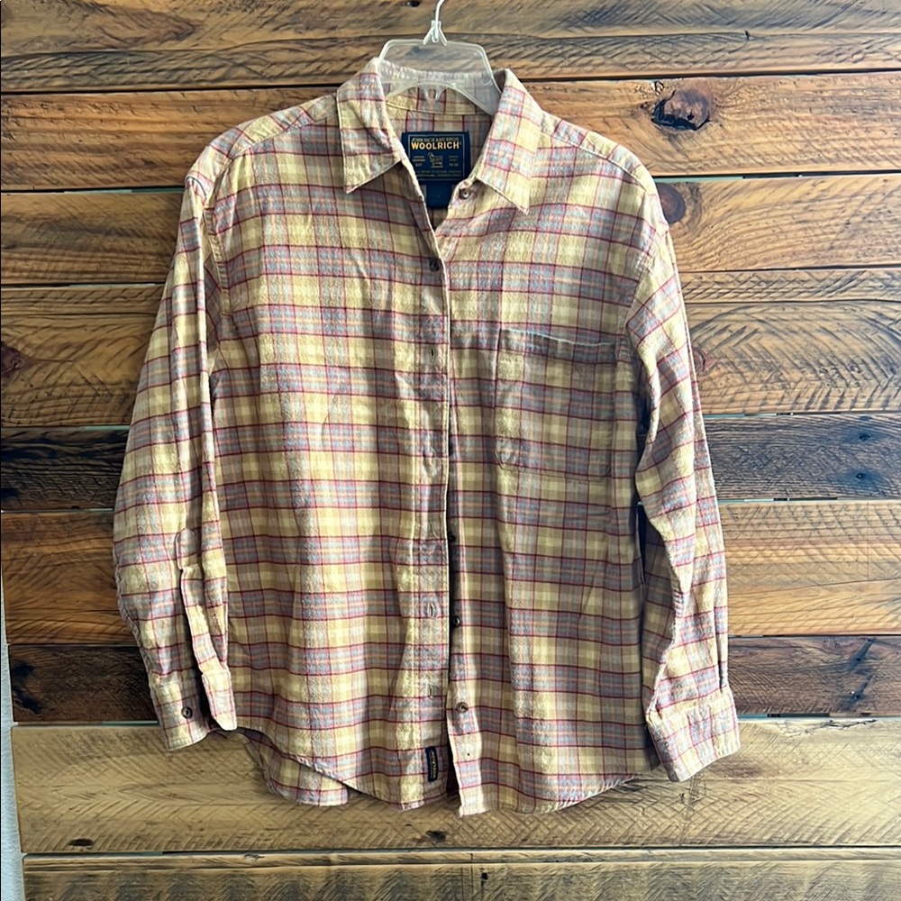 Woolrich Women's Plaid Shirt - Yellow and Red